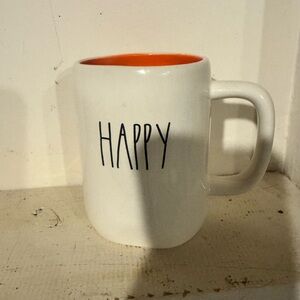 Rae Dunn Happy Halloween Double Sided Mug Orange Interior Gift